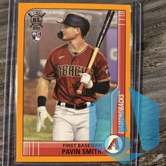 2021 Topps Big League #205 Pavin Smith SP Rookie RC Orange Parallel Diamondbacks